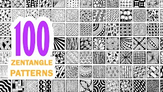 100 zentangle patterns ✺ 100 doodle patterns ✺ 100 mandala patterns [upl. by O'Dell]