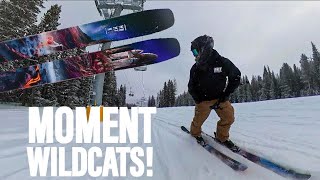 Can YOU ski  Moment Wildcats POW Skis [upl. by Mathian]