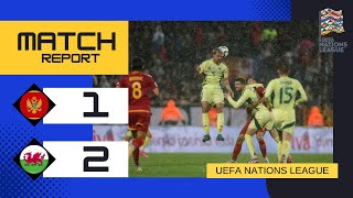 Montenegro 12 Wales  2025 UEFA Nations League Group Stage  Moore and Wilson Seal Early Victory [upl. by Enymzaj]