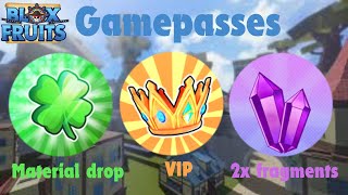 Gamepass ideasconcepts for bloxfruits 2 [upl. by Staffard812]