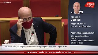 Le sénateur Bernard Jomier interpelle Agnès Buzyn sur la question des masques [upl. by Eiresed176]