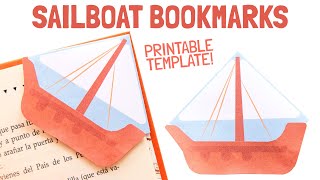 How to Make a Sailboat Corner Bookmark [upl. by Eiznekcam]