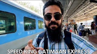 Jhansi To Delhi Full Journey in 12049 Gatimaan Express  Indian Railways Speed King [upl. by Namlaz]