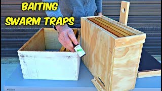 How to Bait a Swarm Trap to Catch Free Bees [upl. by Yelime865]