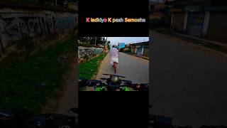 Ladkiyo K pass Samosha Kharid Duke Lover shots ktmbike youtubeshorts rider ktmsduke yt trend [upl. by Nonnerb781]