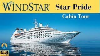 BALCONY STATEROOM TOUR  WINDSTAR STAR PRIDE  4K [upl. by Neelra865]