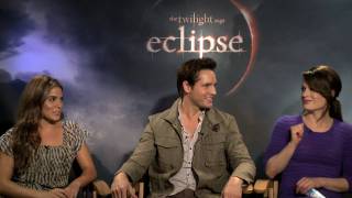 New Twilight Eclipse Interview HD Nikki Reed Peter Facinelli Elizabeth Reaser [upl. by Beebe829]