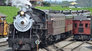 Strasburg Rail Road 90 West Bound Steam Train [upl. by Ainesej]