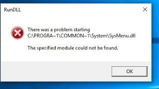 How to Fix Rundll Error ‘There Was a Problem Starting In Windows 10 Easy trick [upl. by Ynamad]