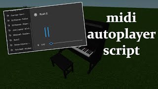 Piano MIDI Autoplayer script working works in all piano games [upl. by Hastings]