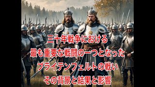 三十年戦争における最も重要な戦闘の一つとなったブライテンフェルトの戦い その背景と結果と影響 history 歴史 ３０年戦争 [upl. by Walcoff]