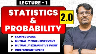 Overview Sample Space amp Types of Events  Statistics and Probability  By GP Sir [upl. by Weinstock]