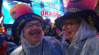 Annual New Years Eve ball drop on Times Square [upl. by Iadrahs]