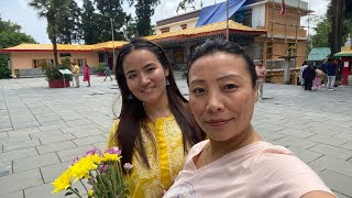 Holy month visit Enchey monastery me and Priyankagurung6 tibetan sikkim youtubervlog 🫶🫶🫶 [upl. by Tingey]