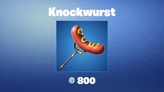 Knockwurst  Fortnite Pickaxe [upl. by Enelrae191]