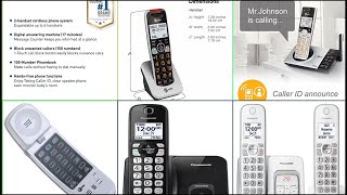 Top 10 Landline Phones You Can Buy On Amazon Mar 2022 [upl. by Whitehurst]