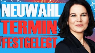 EILMELDUNG NEUWAHLTERMIN STEHT FEST [upl. by Lorn365]