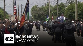 Hundreds gather to say goodbye to NYPD Officer Emilia Rennhack [upl. by Helli]