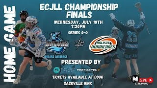 Championship Finals Game 1 Sackville Wolves vs Halifax Hurricanes Jr A Female ECJLL series 00 [upl. by Niknar]