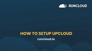 How To Setup UpCloud Server  RunCloud [upl. by Maharba60]