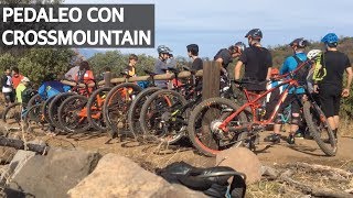 Enduro con Crossmountain Bajadas en Bicicleta en el Cerro Manquehue [upl. by Ecnerual]