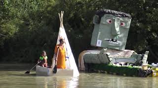 Fiestas del Motín de Aranjuez 2019 Descenso Pirata del Tajo Primera Parte [upl. by Frederique8]