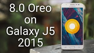 LineageOS 15 80 Oreo on Galaxy J5 2015 [upl. by Kerr286]