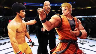 PS5  Bruce Lee vs Ryo KoF EA Sports UFC 4 [upl. by Samid194]