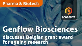 Genflow Biosciences CEO Dr Eric Leire discusses Belgian grant award for ageing research [upl. by Rednaeel]