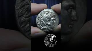 Alexander the Great Tetradrachm Ancient Coin Shorts [upl. by Llednil709]