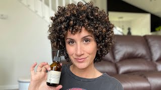 My Favorite Hair Loss Treatment  Recovered from DevaCurl Hair Loss and Damage [upl. by Schreiber]