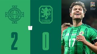 Northern Ireland vs Luxembourg 20 Highlights UEFA Nations League 202425 [upl. by Hayman905]