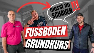 DAS gab es noch NIE 🤩 Der FussbodenGrundkurs 🤙🏼 [upl. by Ycnan]