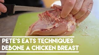 How to Debone a Chicken Breast [upl. by Eelyac507]