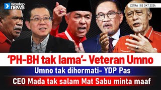 TERKINI PHBN tak lama  Umno  Umno tak dihormati  CEO Mada tak salam Mat Sabu minta maaf [upl. by Aldora]