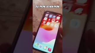 Old phone vs New phone iphone vivo thekingofgame [upl. by Hannala698]