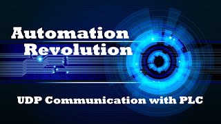 UDP User Datagram Protocol communication with PLC amp PC  PLCSCADA [upl. by Cassell]