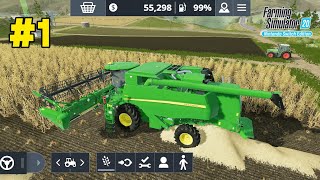 Farming Simulator 20 Gameplay Walkthrough Android iOS  Part 1 [upl. by Bergren]