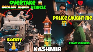 Police Caught Me At Night  Indian Army Reaction  Police Vs Youtuber  Caught on camera Live [upl. by Anrak]