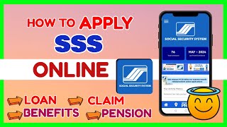 How to Apply SSS Online for Beginners  Paano Gumawa ng SSS Online Account [upl. by Nygem]