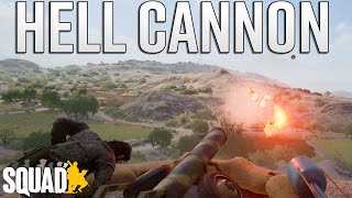 FIRING PROPANE MORTARS WITH THE NEW INSURGENT HELL CANNON  Squad 100 Player Gameplay [upl. by Raddie]