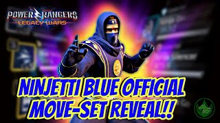 Power Rangers Legacy Wars  NINJETTI BILLY OFFICIAL MOVESET REVEALED [upl. by Tanya320]