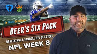 DRAFTKINGS amp FANDUEL NFL PICKS THIS WEEK  DFS 6 PACK [upl. by Soinotna]