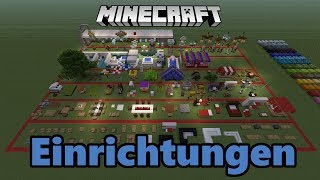 100 MINECRAFT  EINRICHTUNG  GEGENSTÄNDE  DEKO  BAUIDEEN [upl. by Egor]