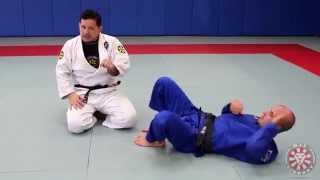 Armbar Escape from Guard Saulo Ribeiro  BJJLibrarycom [upl. by Erdnaet14]