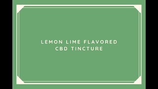 Hempworx Lemon Lime Flavored CBD Tincture [upl. by Yetak]