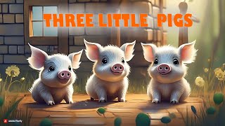 Three Little Pigs Bedtime Story  Sing Along  Nursery Rhymes and Songs for Kids  Nursery Rhymes [upl. by Nyrhtac]