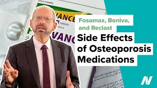 Side Effects of Osteoporosis Medications Like Fosamax Boniva and Reclast [upl. by Anaeirb173]