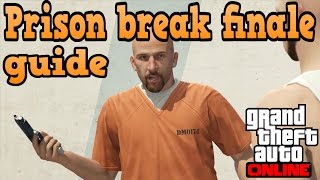 GTA online heist guides  Prison break finale [upl. by Okoy54]