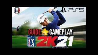 GUIDE  PGA Tour 2k21  Ps Plus Octobre 2021 [upl. by Yance]